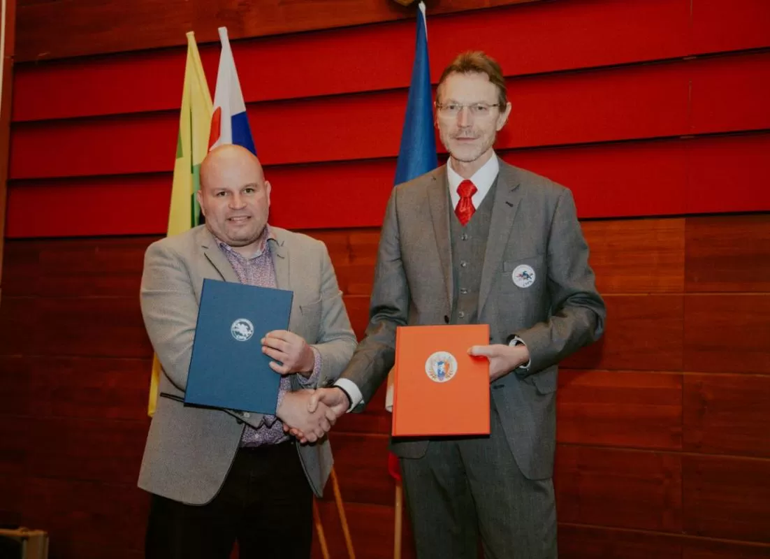 Подписан меморандум о сотрудничаете между Ассоциацией пожарного спорта Словакии и Чешским Союзом пожарного спорта